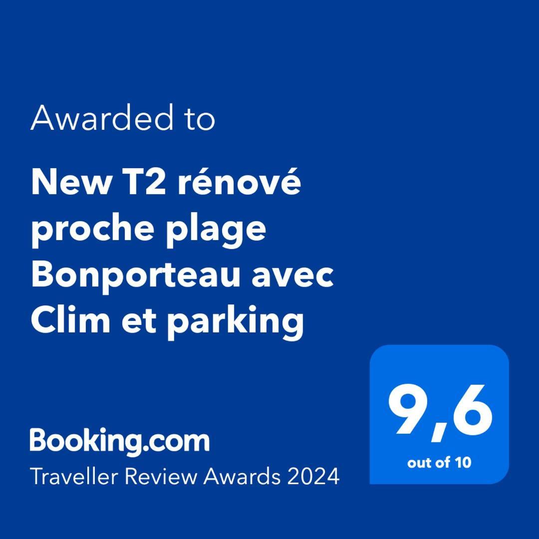 T2 Calme Proche Plage Bonporteau Avec Clim Et Parking Cavalaire-sur-Mer Exterior foto
